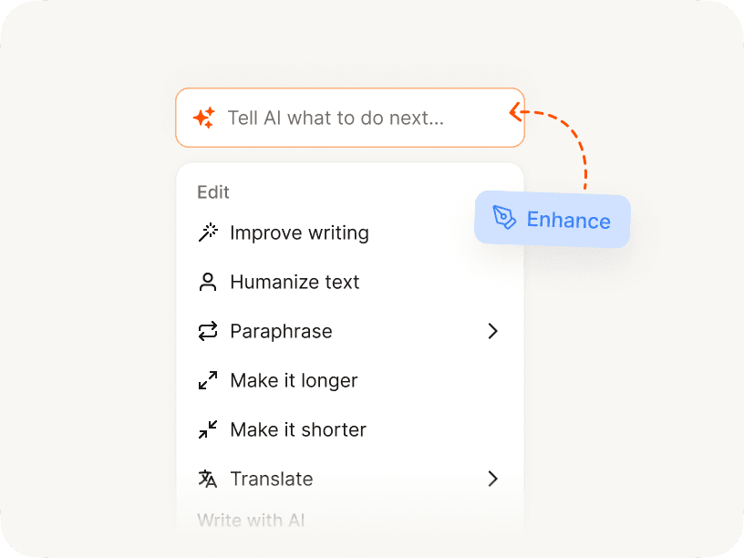 Rewrite and Enhance Writing
