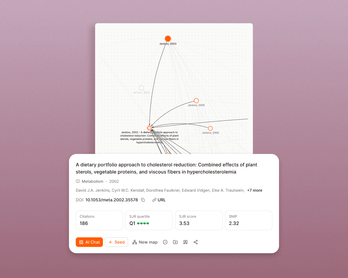 Adding a related paper as a new seed to grow a citation graph