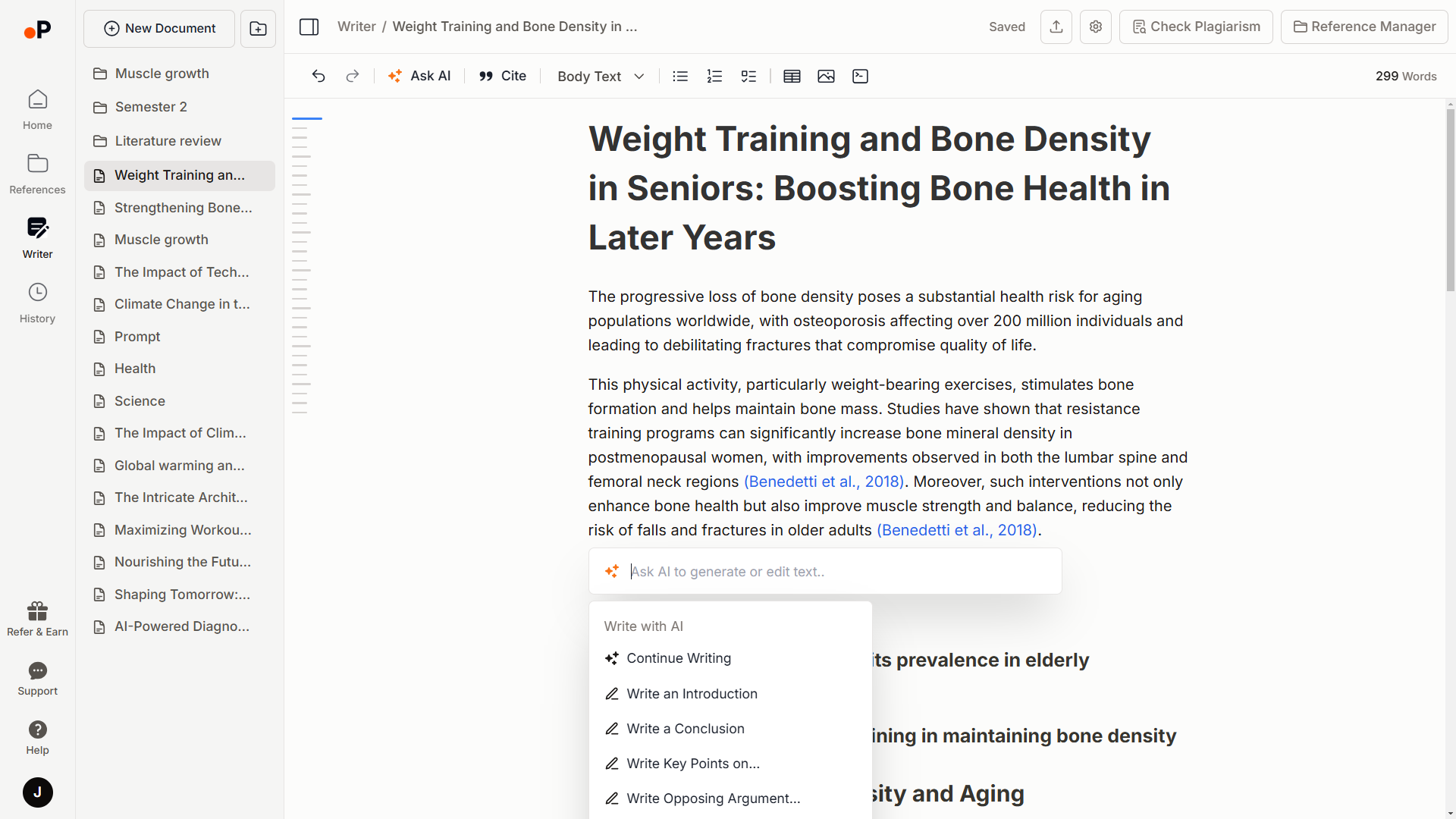 Paperguide AI Writer
