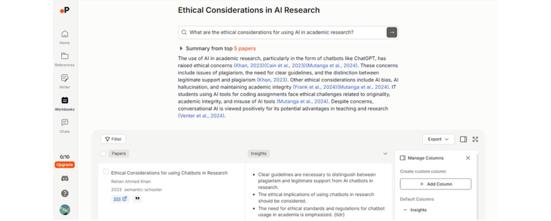 Paperguide AI Search Feature