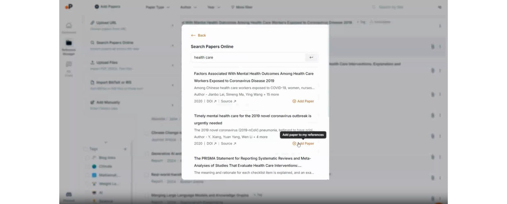 Paperguide Search Online Papers Feature