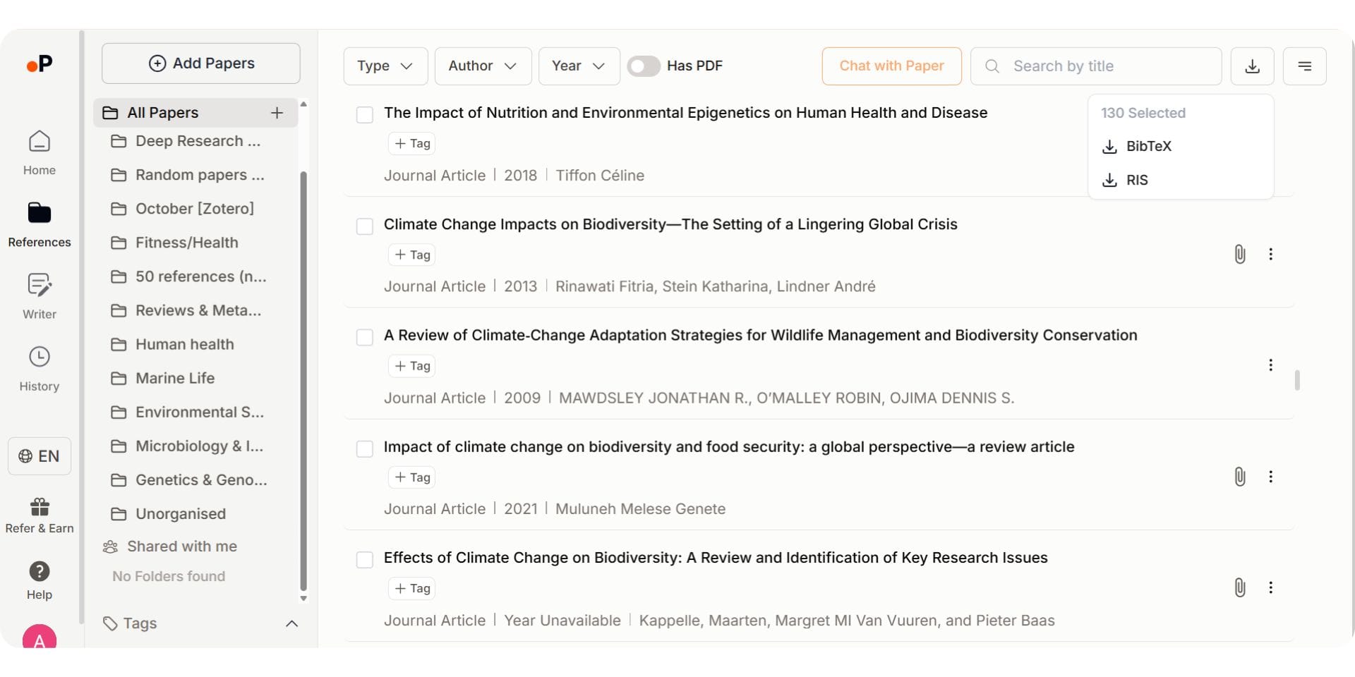 paperguide ai reference manager