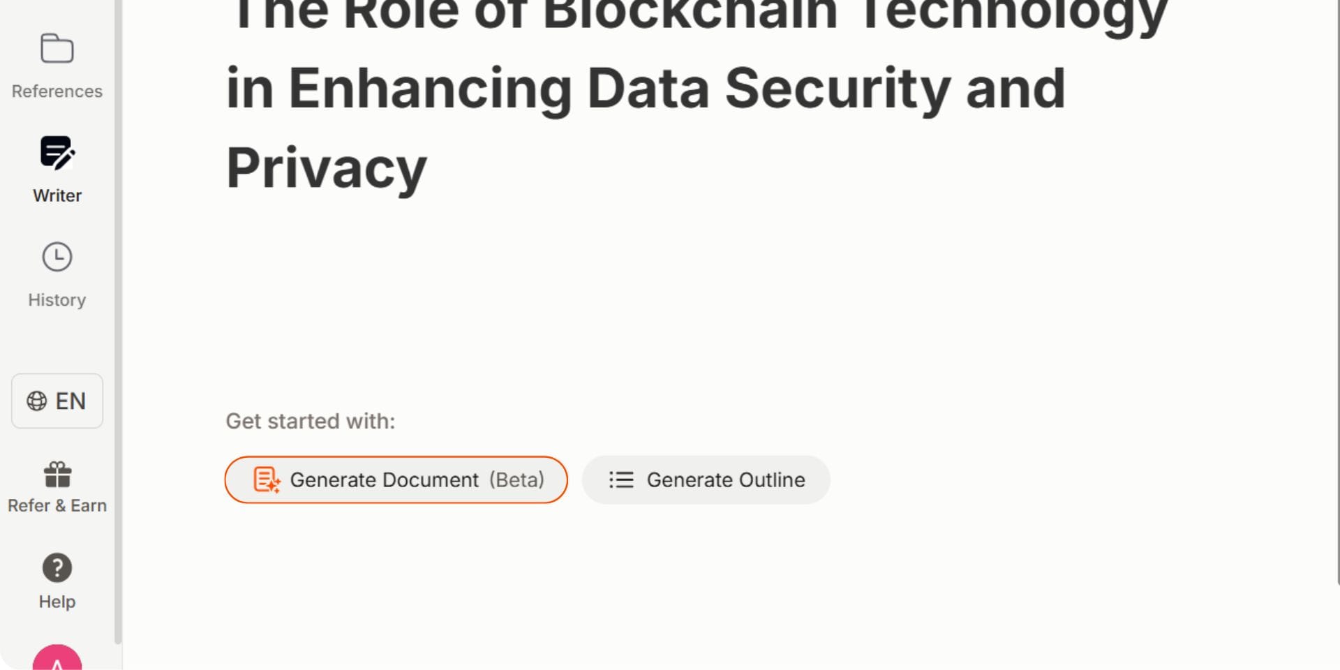 paperguide ai writer generate document