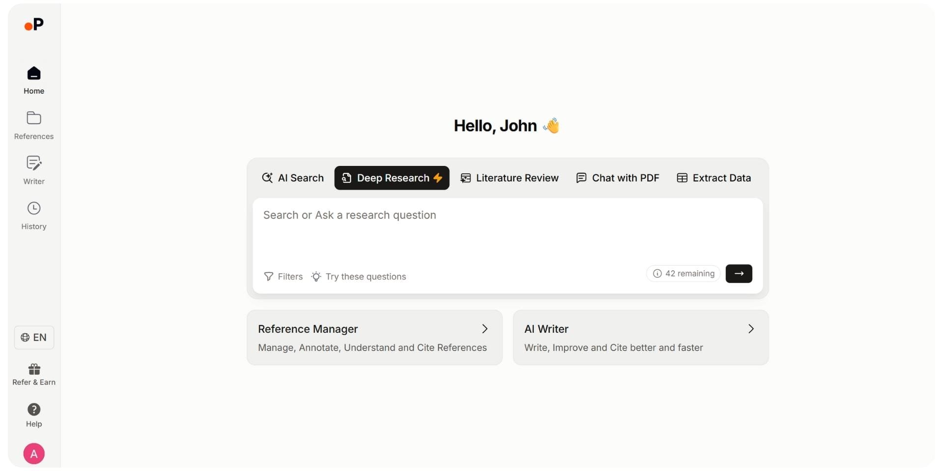 paperguide deepresearch ai