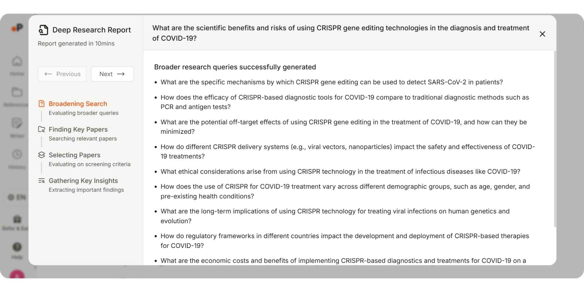 paperguide deep research report
