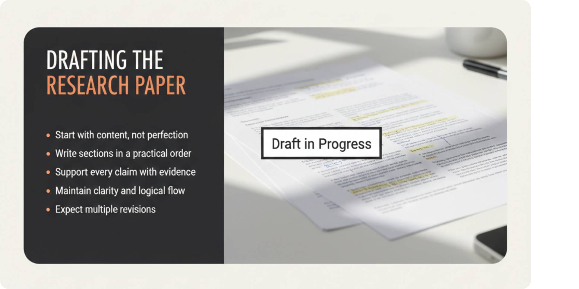 drafting the research paper