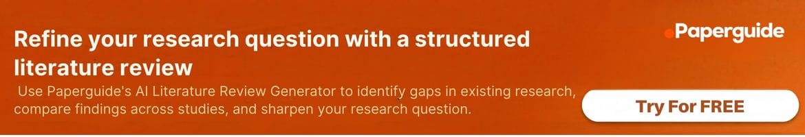 paperguide ai literature review generator