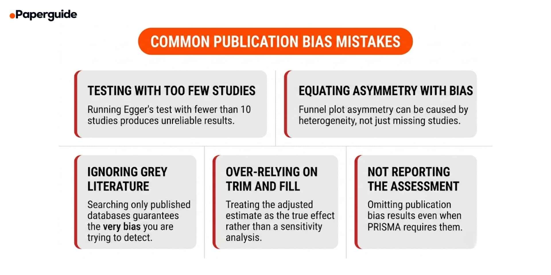 common publication bias mistakes