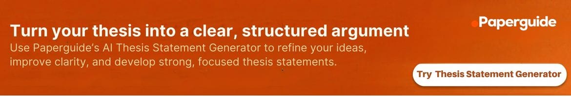 paperguide ai thesis statement generator