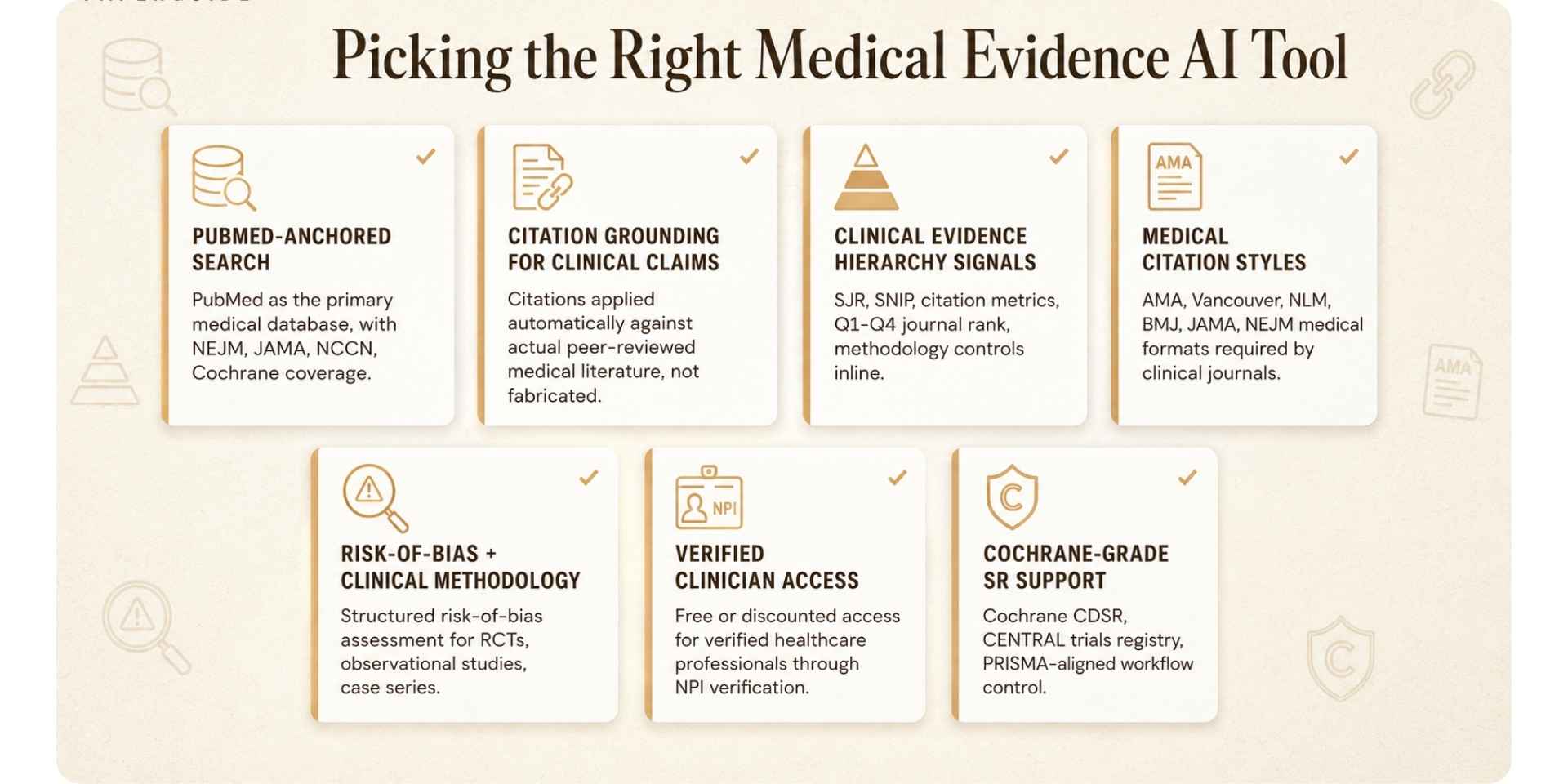 medical evidence ai tool