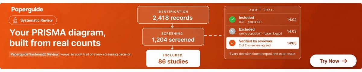 paperguide systematic review