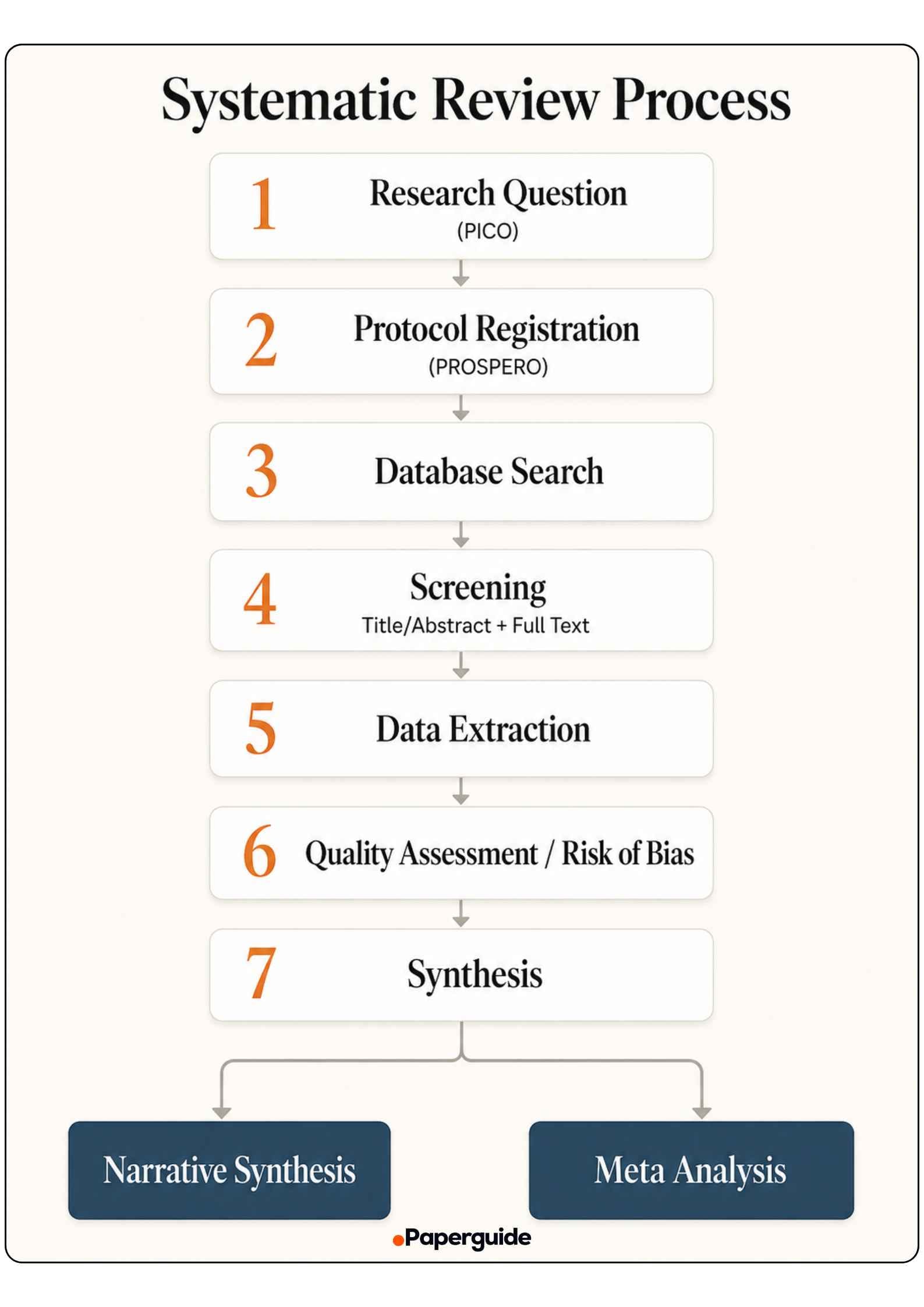 systematic review process