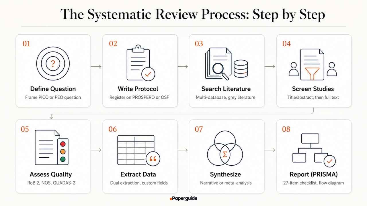 systematic review process