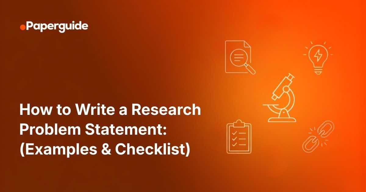 how to write a research problem statement