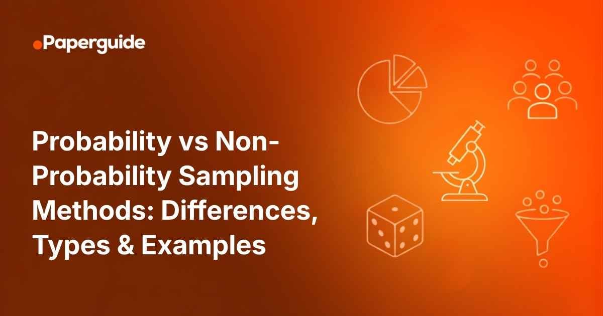 probabiliy vs non probability sampling methods