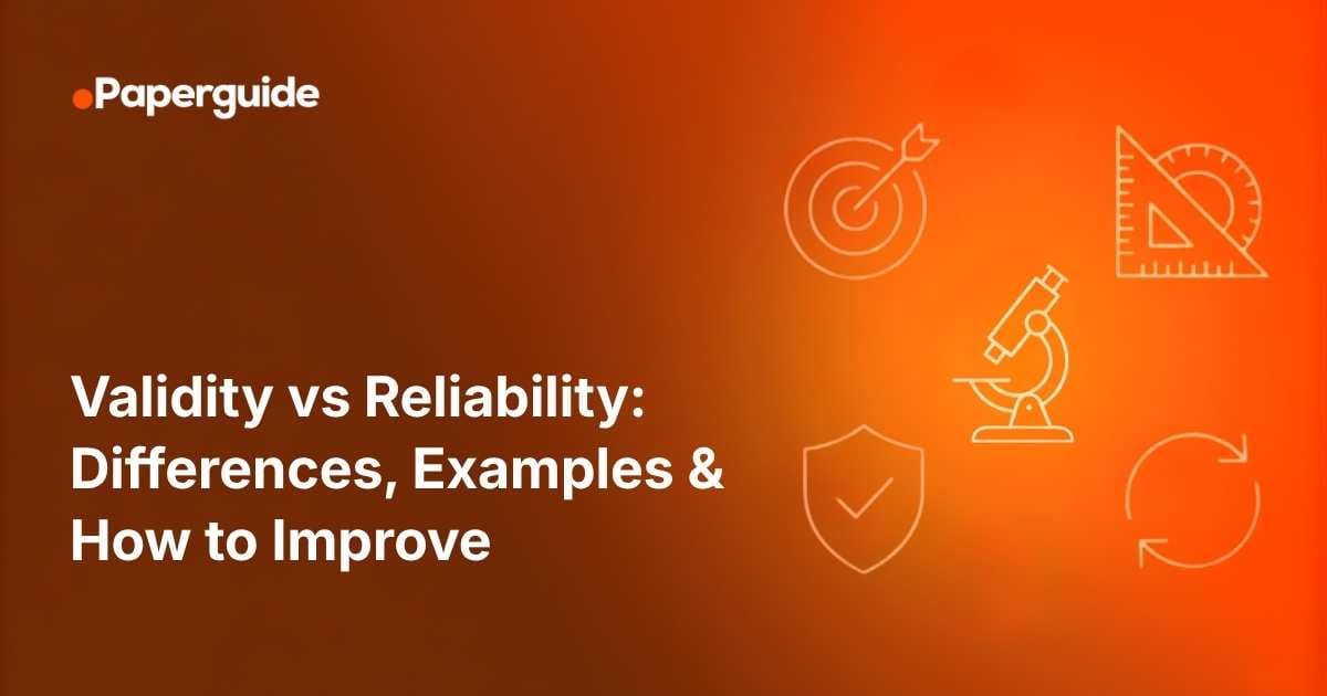 validity vs reliability 