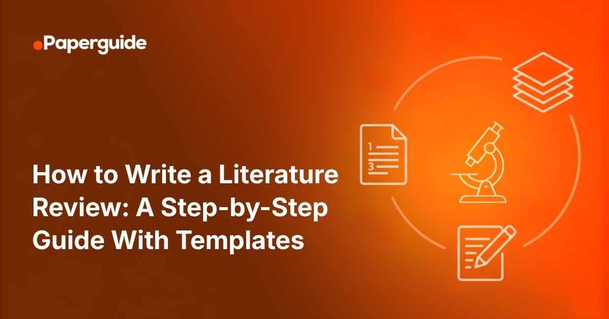 how to write a literature review