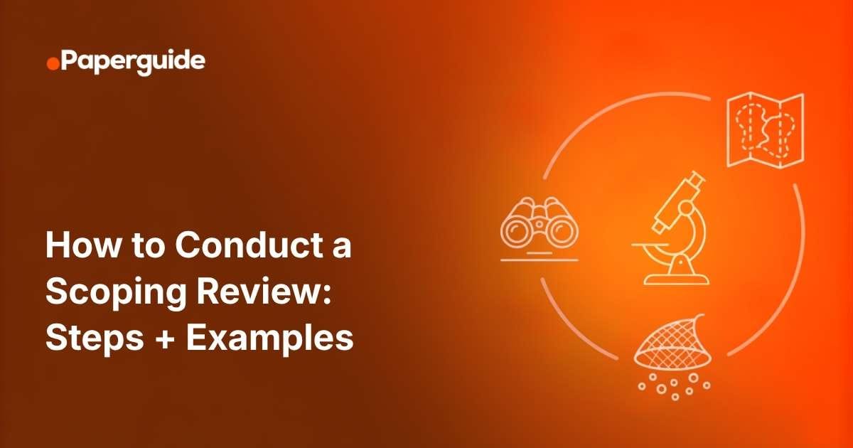 how to conduct scoping review