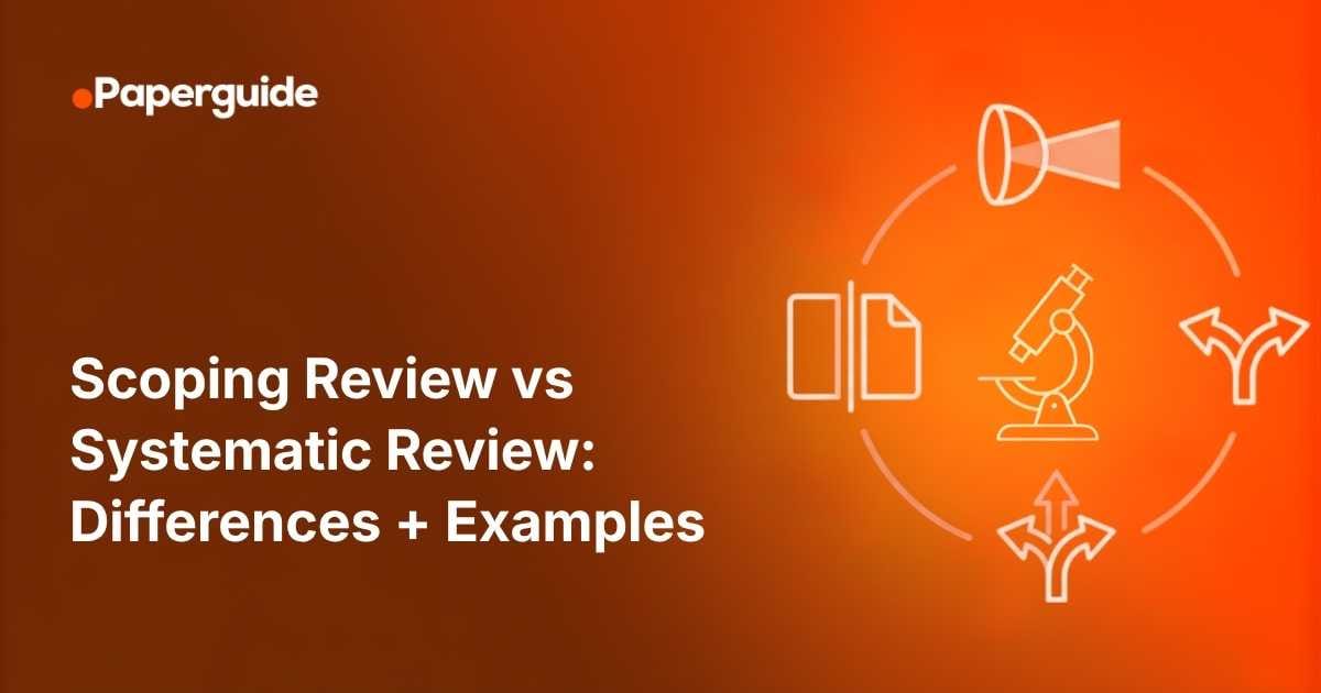 scoping review vs systematic review