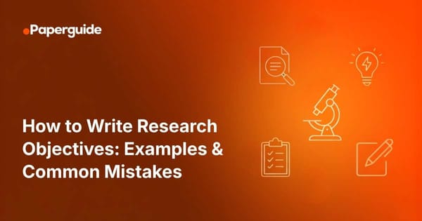 how to write research objectives in 2026