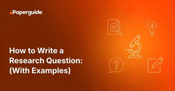 how to write a resarch question in 2026