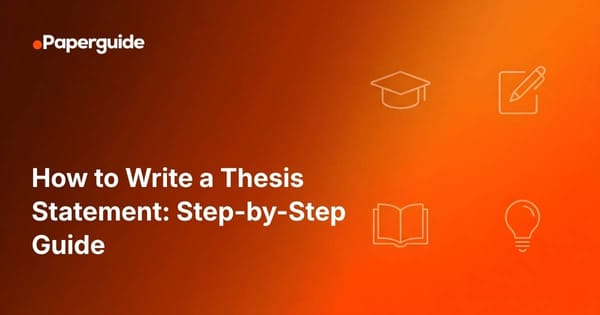 how to write a thesis statement