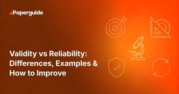 validity vs reliability 