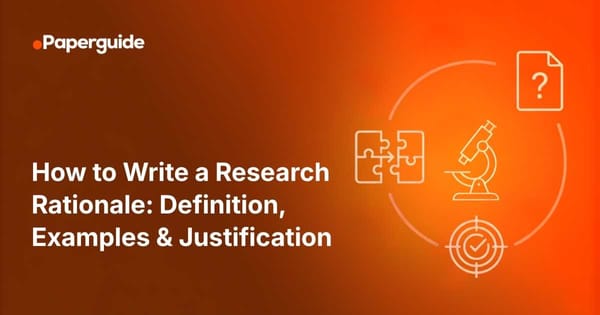 how to write a research rationale