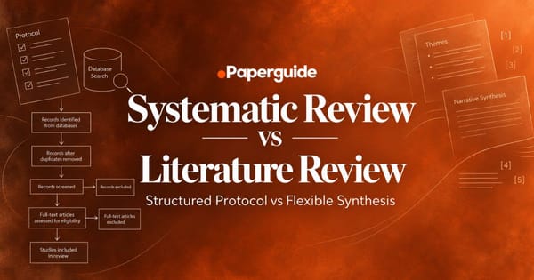 systematic review vs literature review