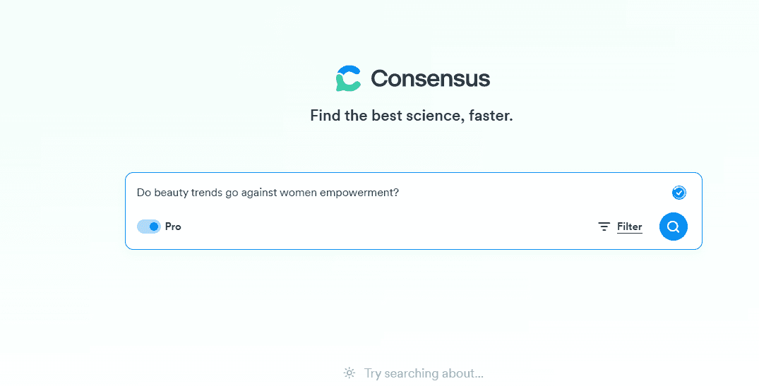 Consensus Homepage