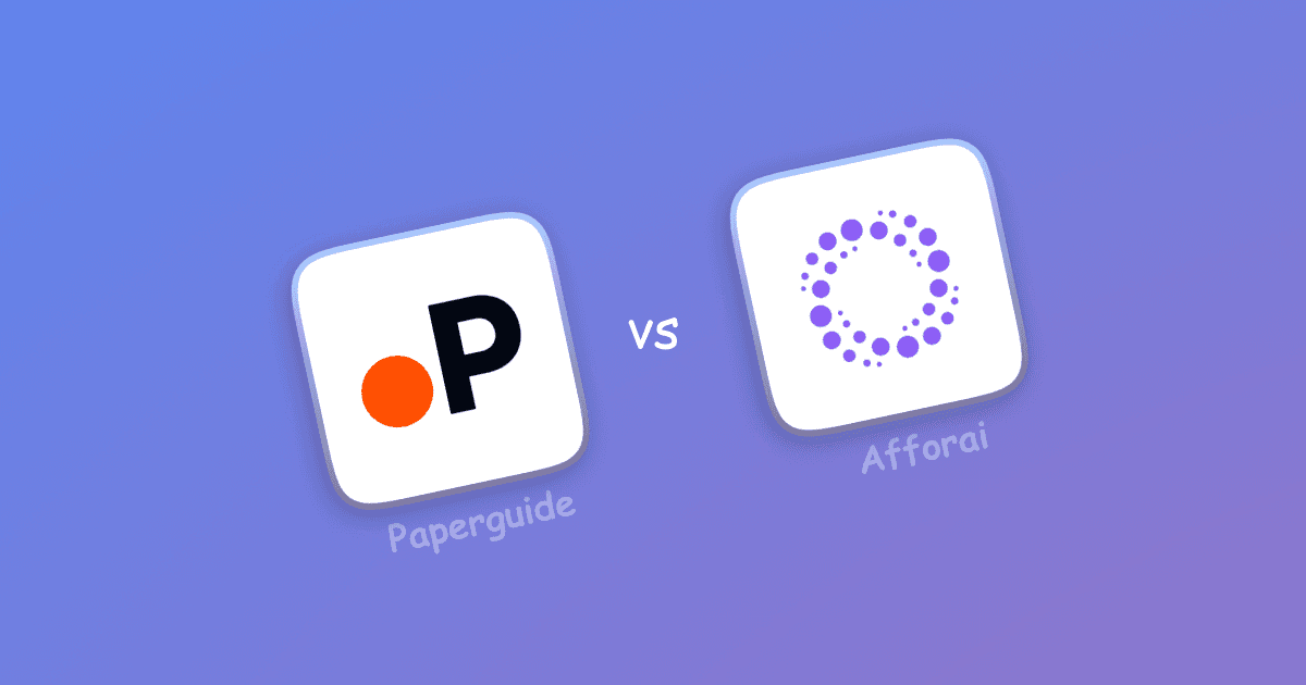 Paperguide Vs Afforai