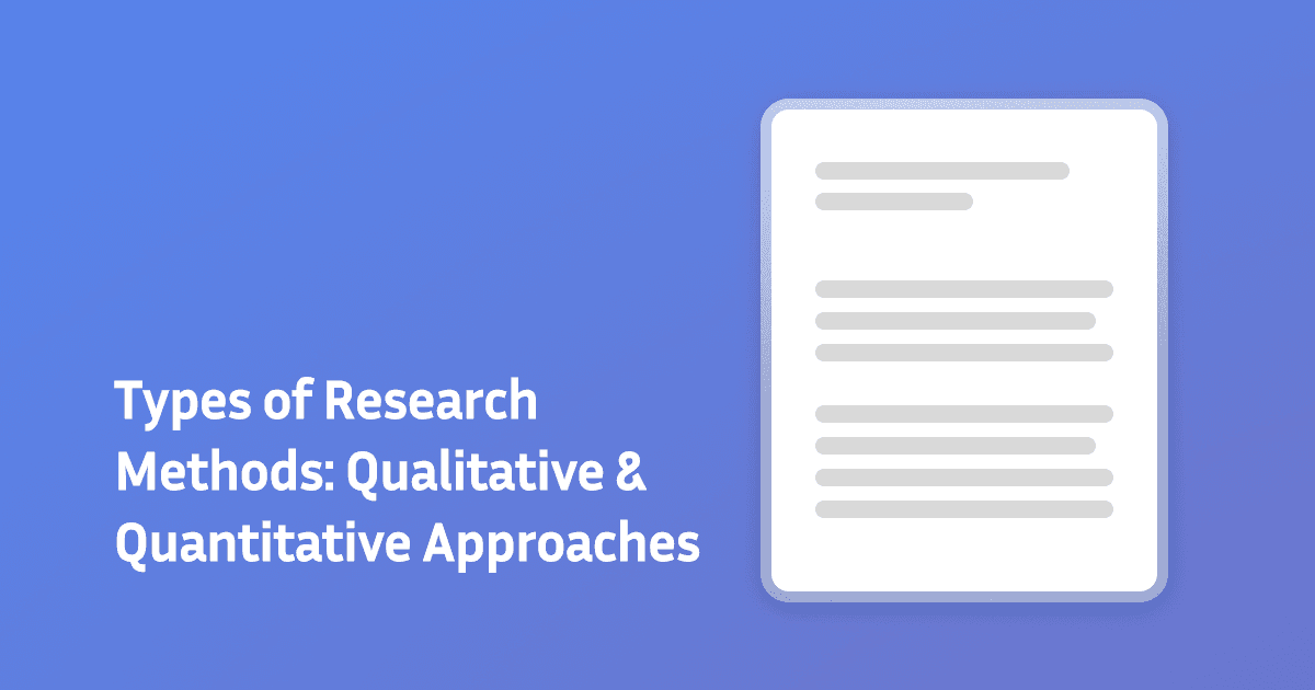 Types of Research Methods in 2026