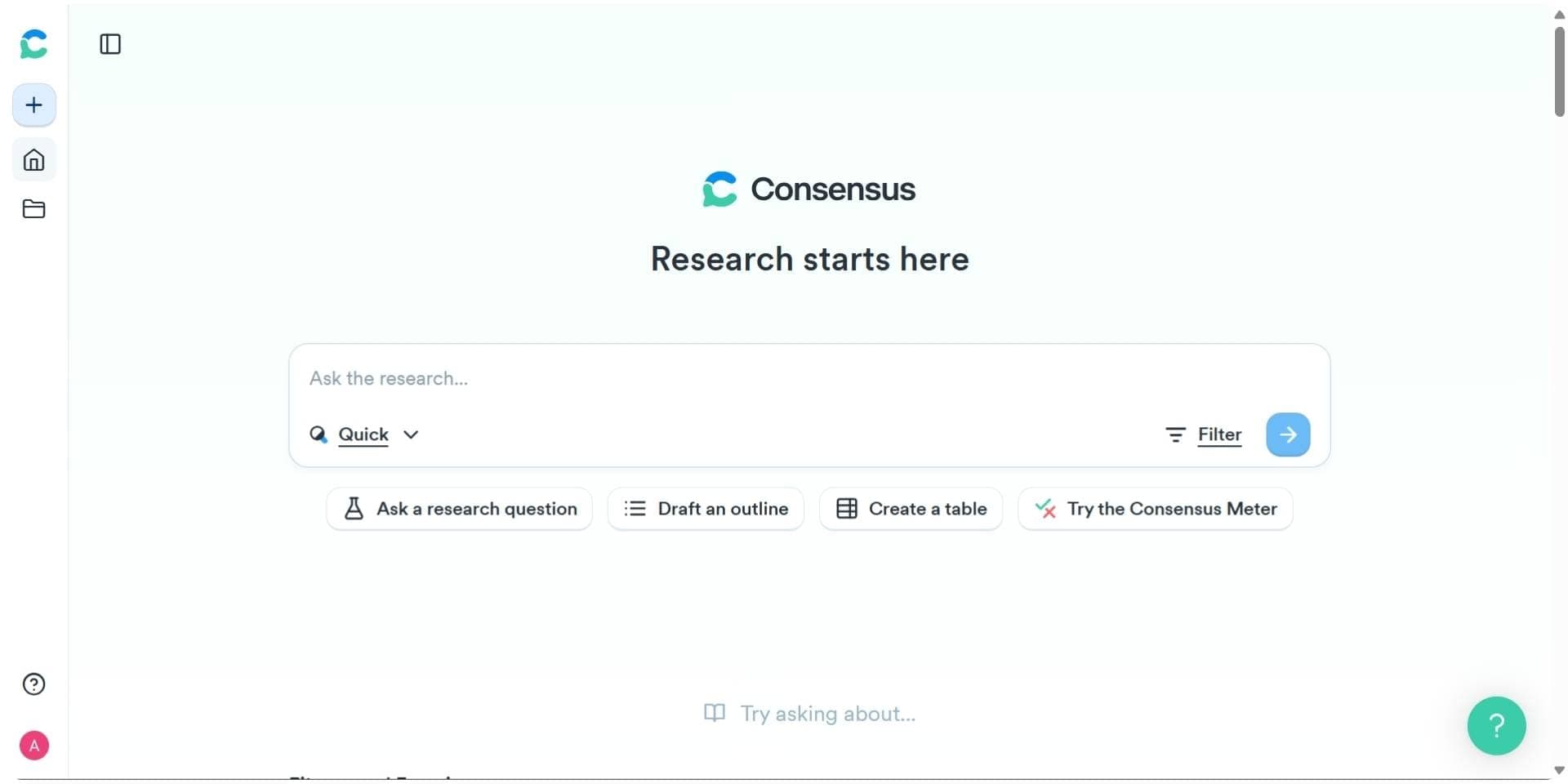 consensus dashboard