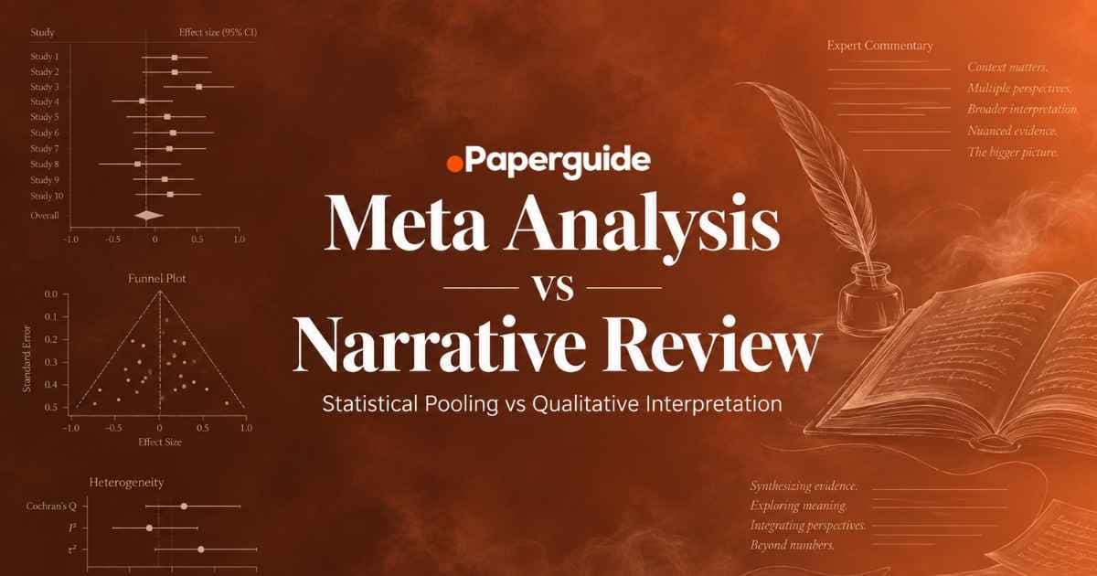 meta analysis vs narrative review
