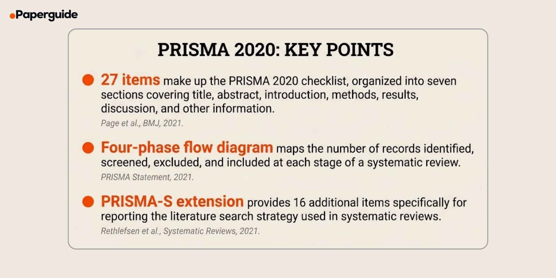 prisma 2020 guidelines