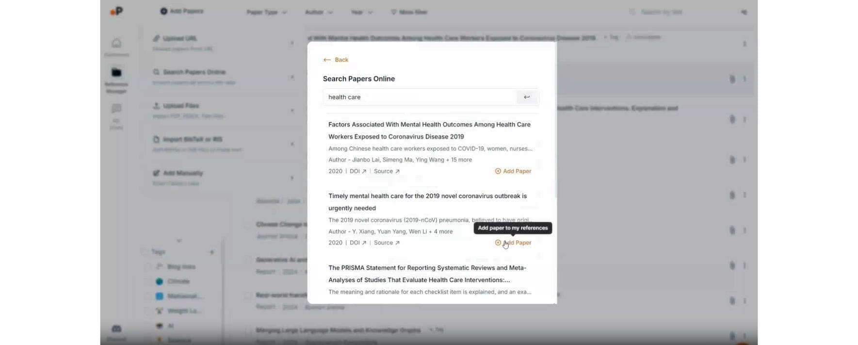 Paperguide Search Online Papers Feature