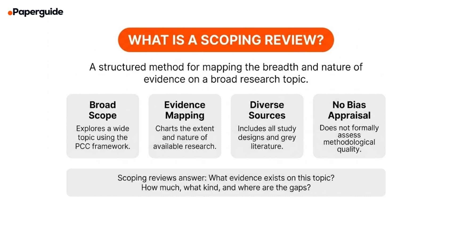 what is a scoping review