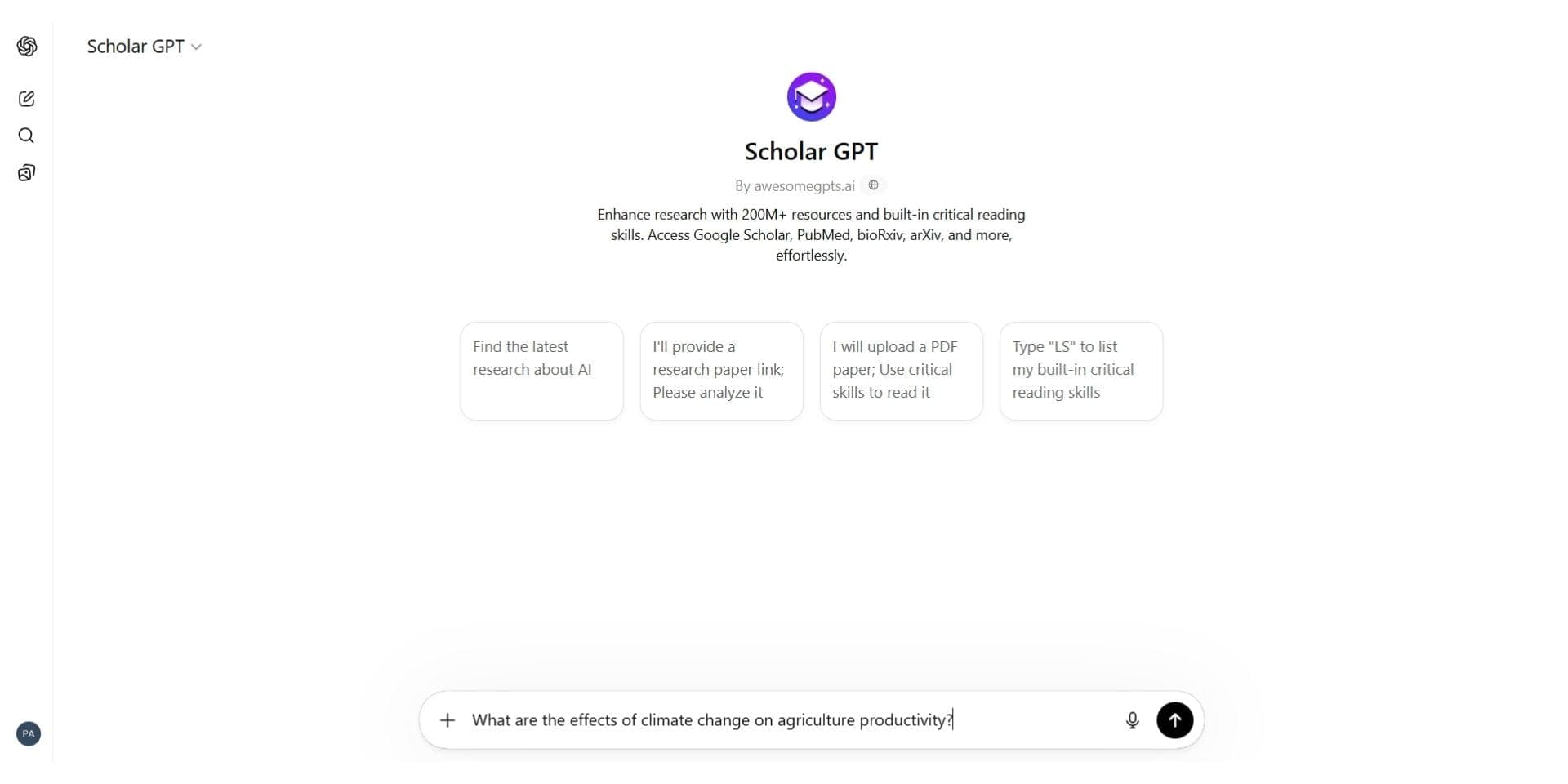 scholar gpt