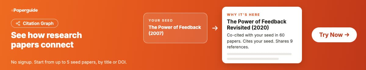 Citation Graph banner: see how research papers connect, from a seed paper to related work, with the reason each paper is linked