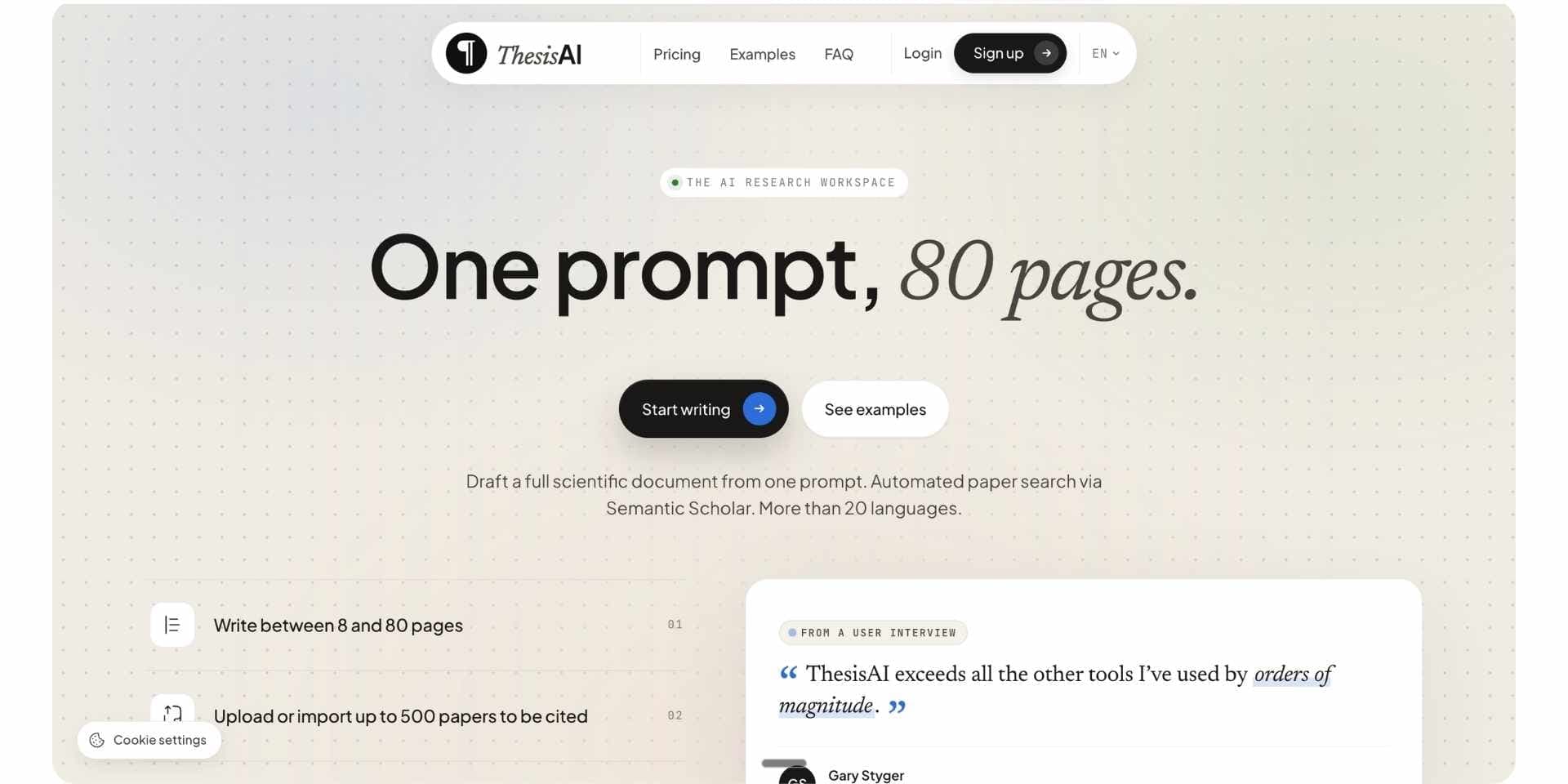 Thesis AI