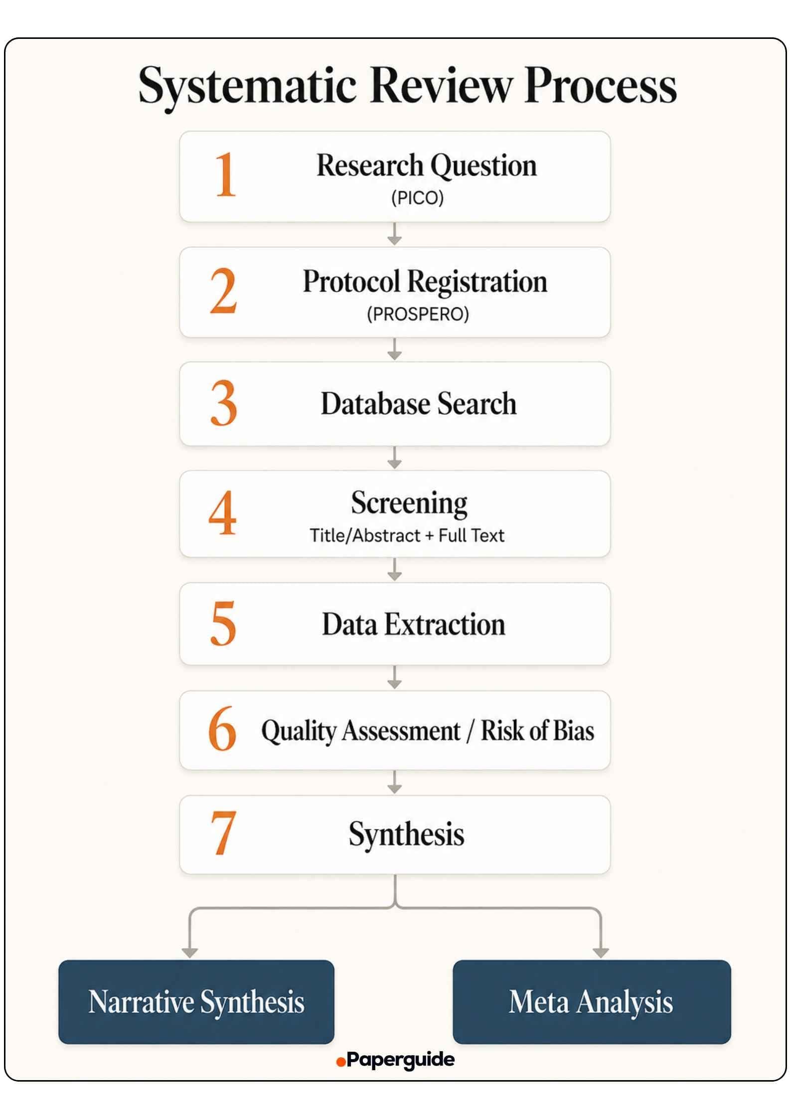systematic review process
