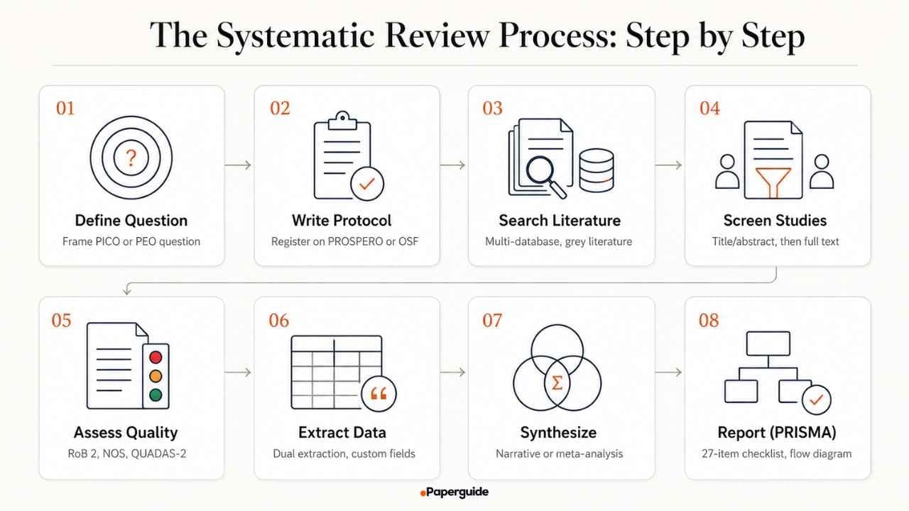 systematic review process