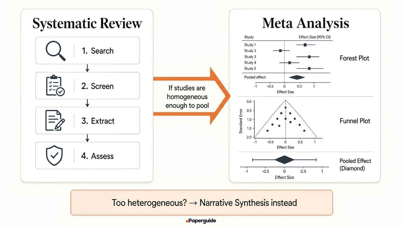 How Meta Analysis Builds on Systematic Reviews