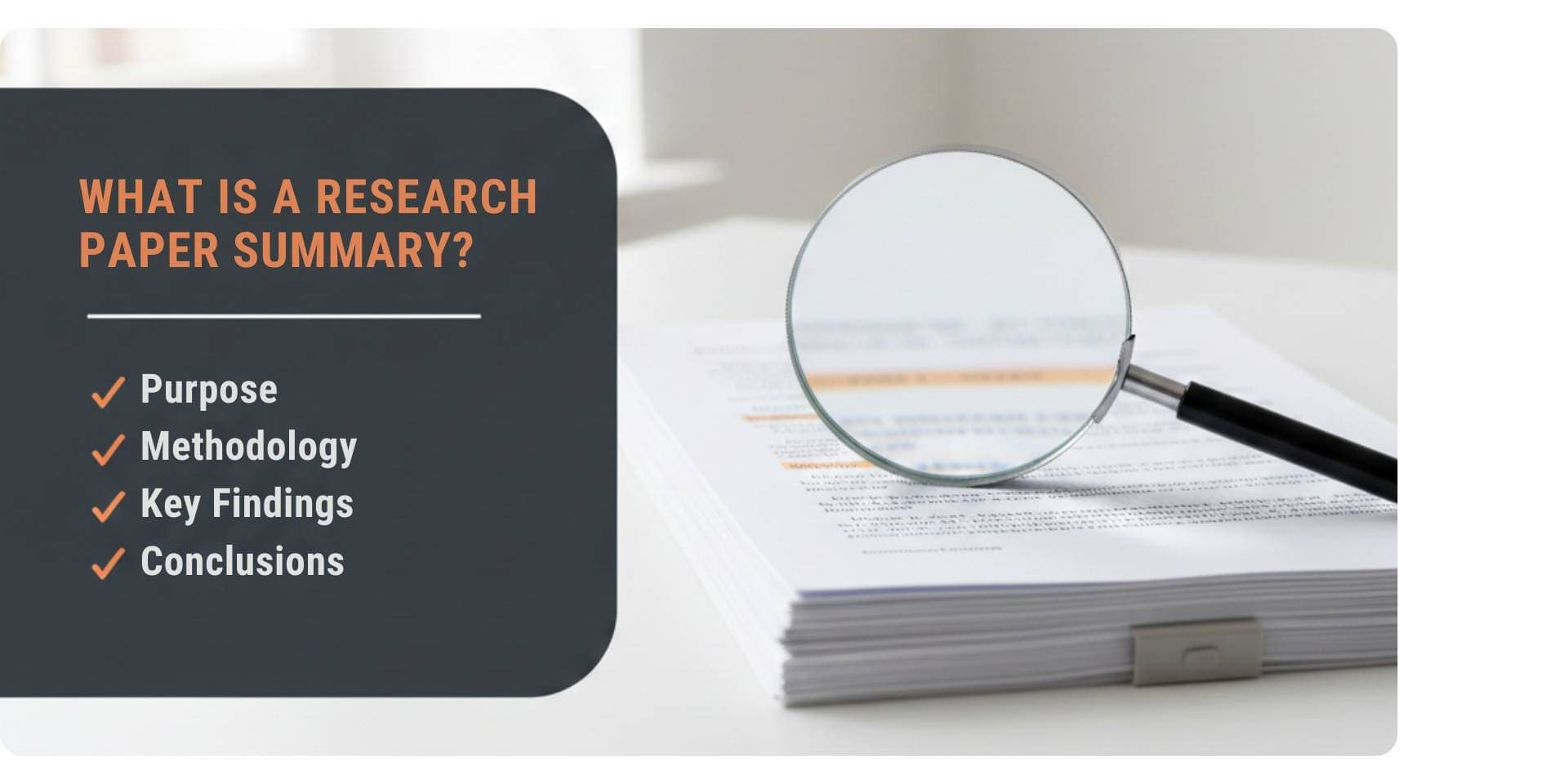 what is a research summary